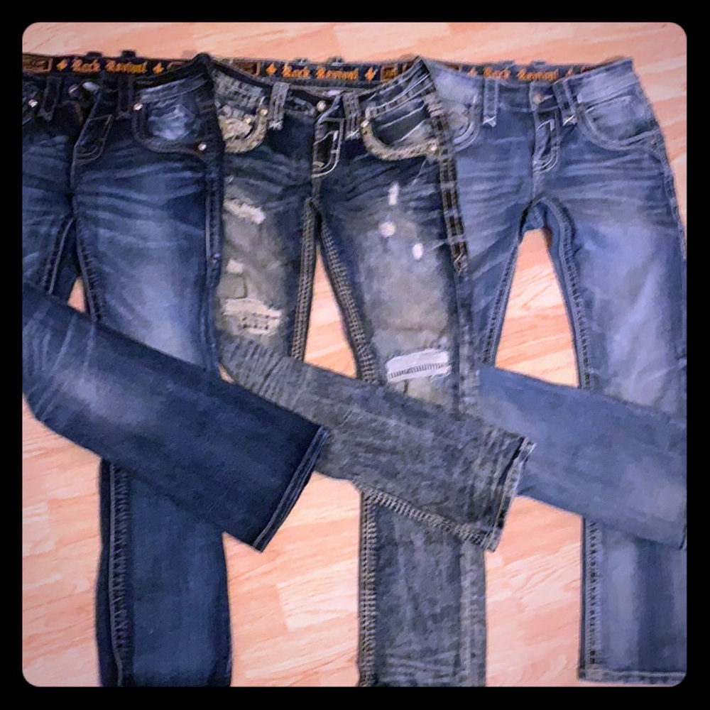 Men’s Rock Revivals Jeans